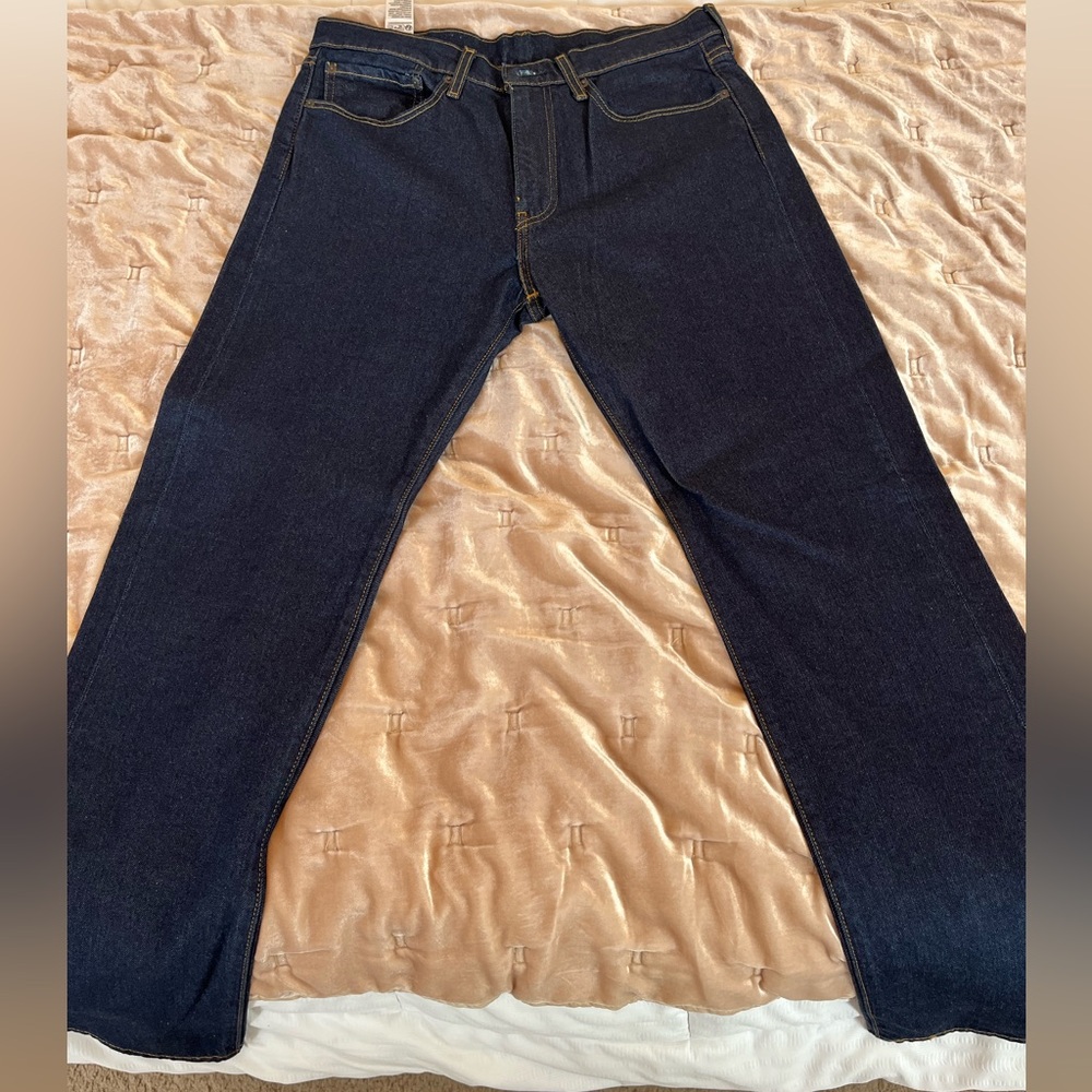 Levi's Men's Deep Indigo Straight Jeans